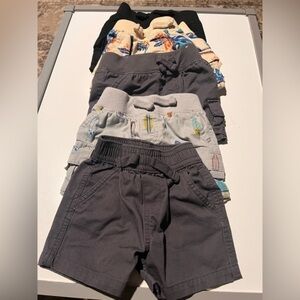 Garanimals Lot Of 5 Cargo Shorts Size 12 Months​